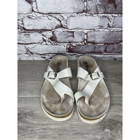 Mephisto Womens Sandals Helen Casual Buckle Strap Toe-Post Open Back Leather 39 - Picture 5 of 16